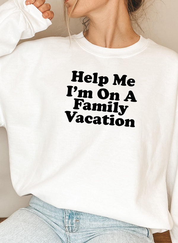 Help Me Im On A Sweat Shirt-0