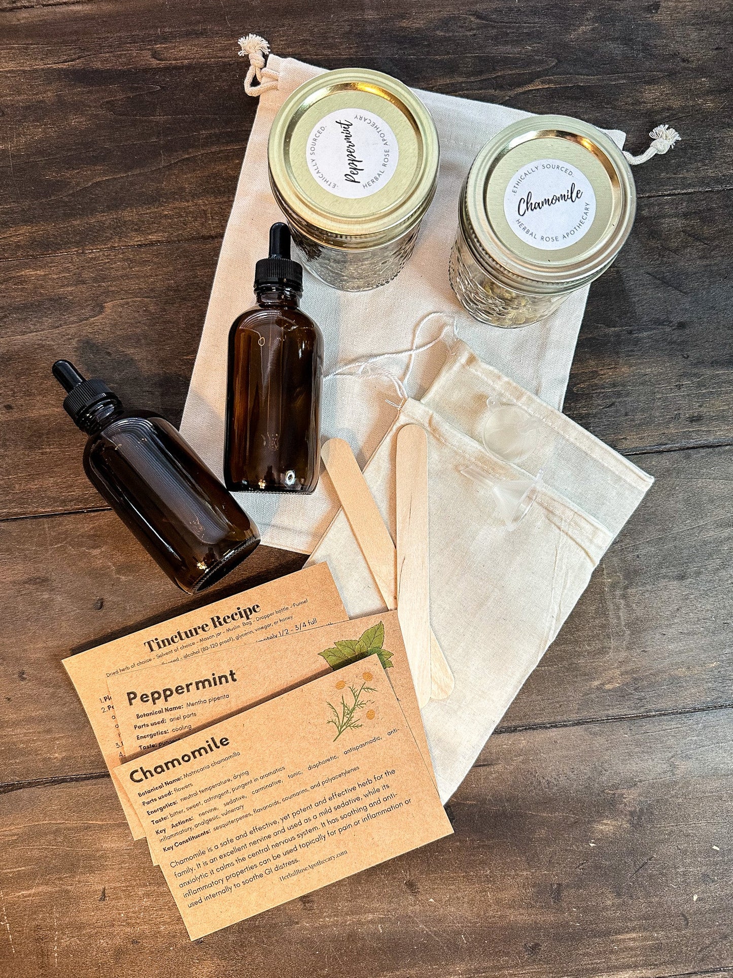 DIY 2 Herb Tincture Kit-1